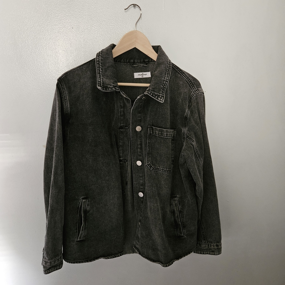 Women's Black Denim Shirt